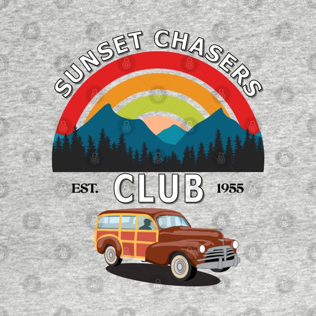 Sunset Chasers Club est. 1955 by Blended Designs